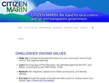 Tablet Screenshot of citizenmarin.org